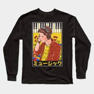 No Music No Life Long Sleeve T-Shirt